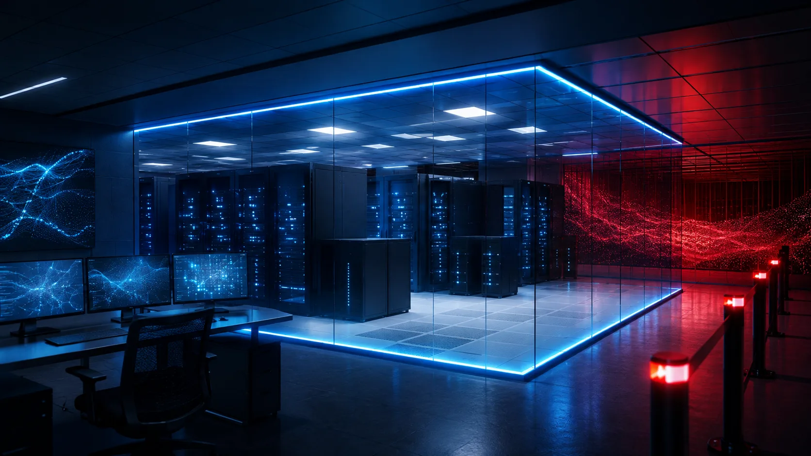 Isolierte Cyber-Recovery-Zone zur Prüfung sauberer Systeme nach einem Ransomware-Angriff