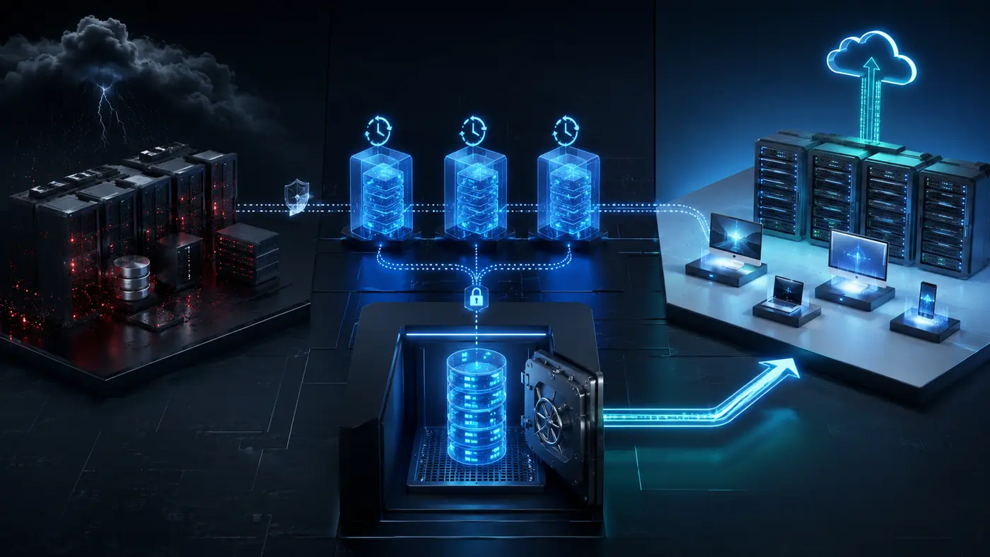 Praxisnahes Motiv zu Backup & Disaster Recovery von AOIT