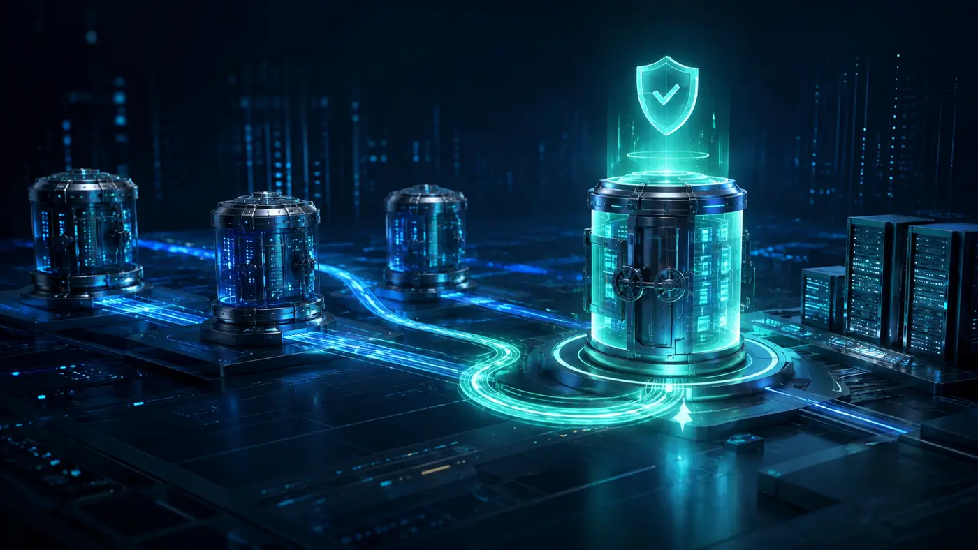 Visualisierung zum Thema Backup & Disaster Recovery von AOIT
