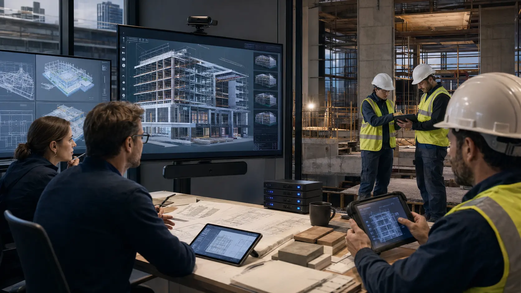 Digitaler BIM- und Projektworkflow zwischen Planungsbüro und Baustellenteam
